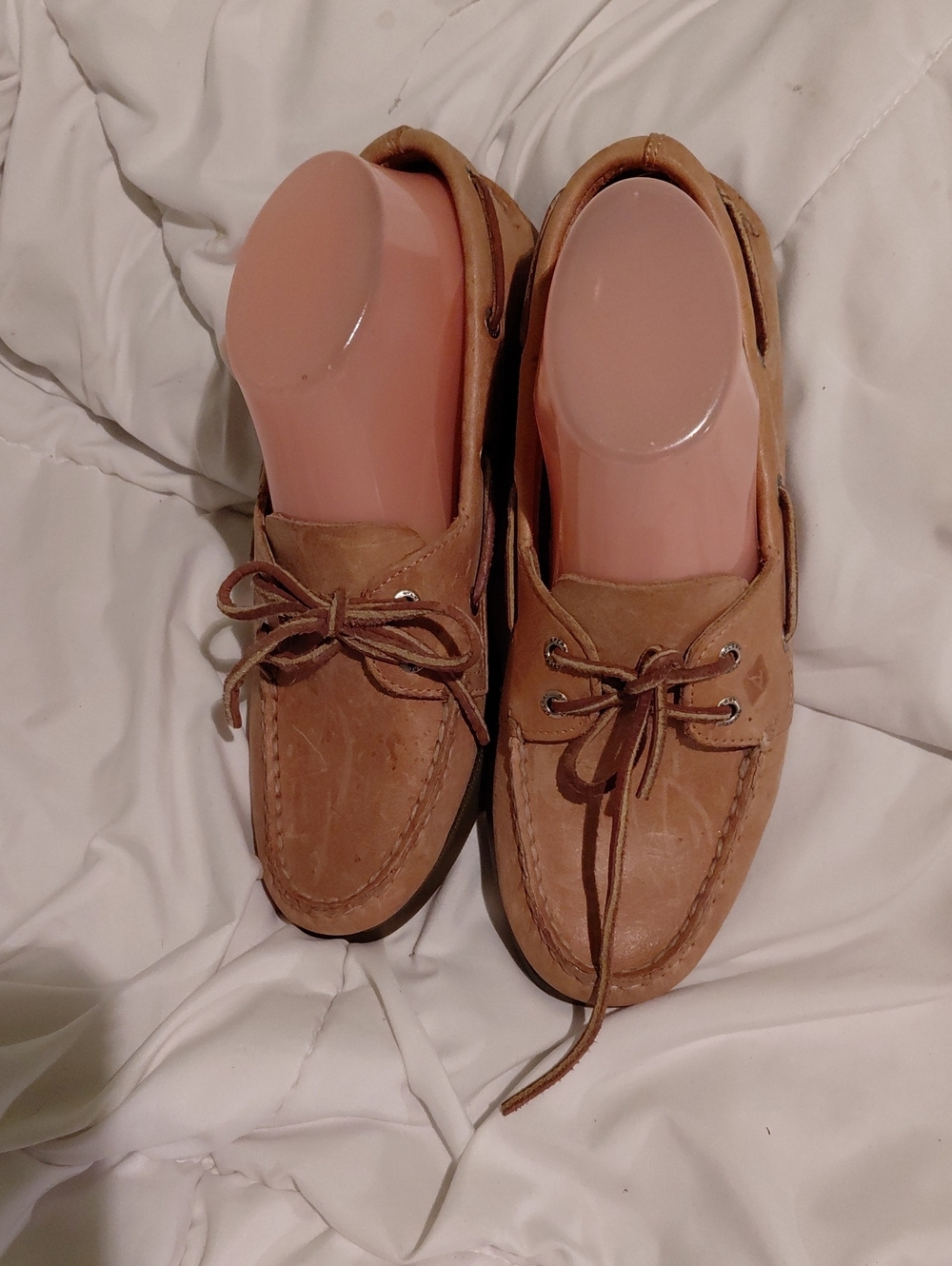 Sperry Topsider Men's Suede Boat Shoes - Light Brown